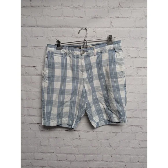 Shorts Lot Men's 33/34 Plaid Chino Bermuda Penguin Nautica Goodfellow 427 - Picture 4 of 13